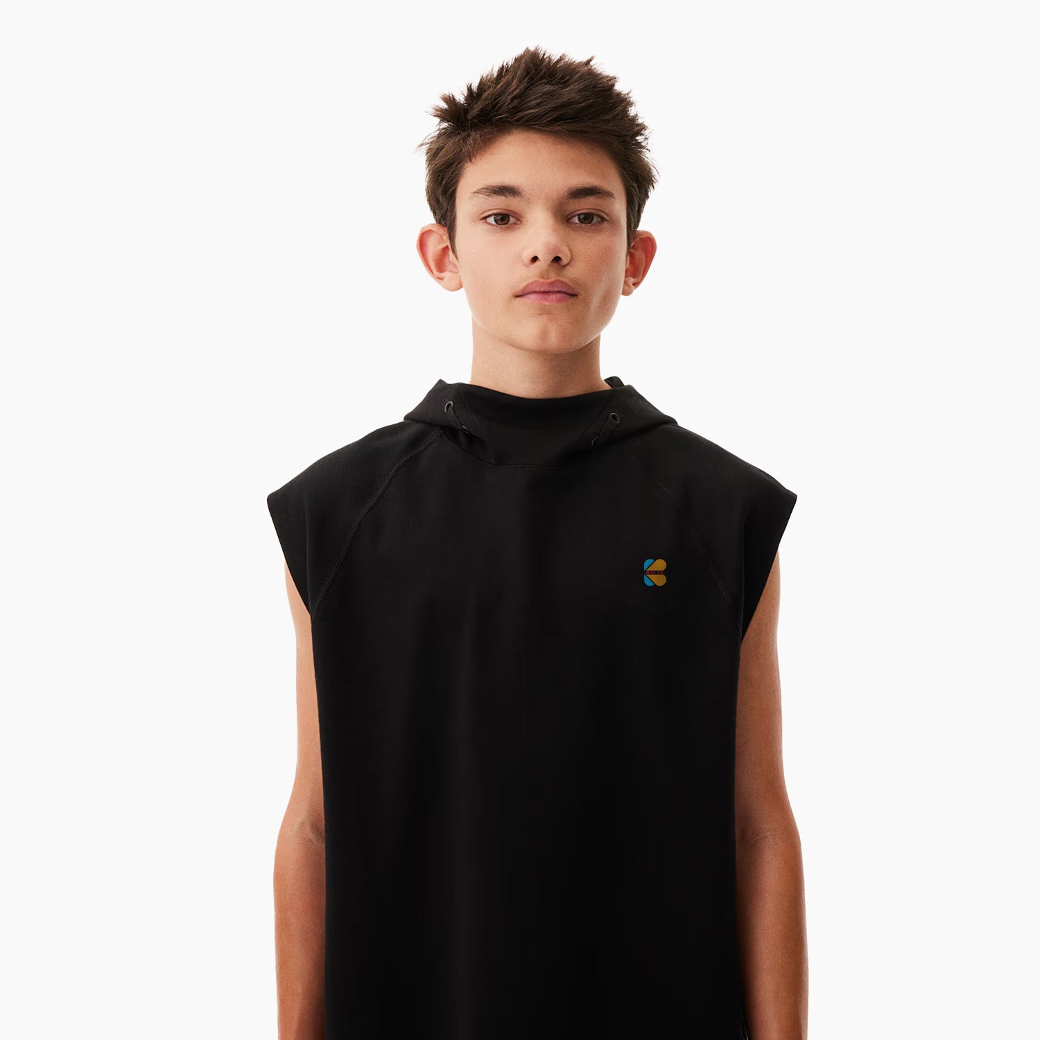 Kidloza Half Sleeve Black Hoodie