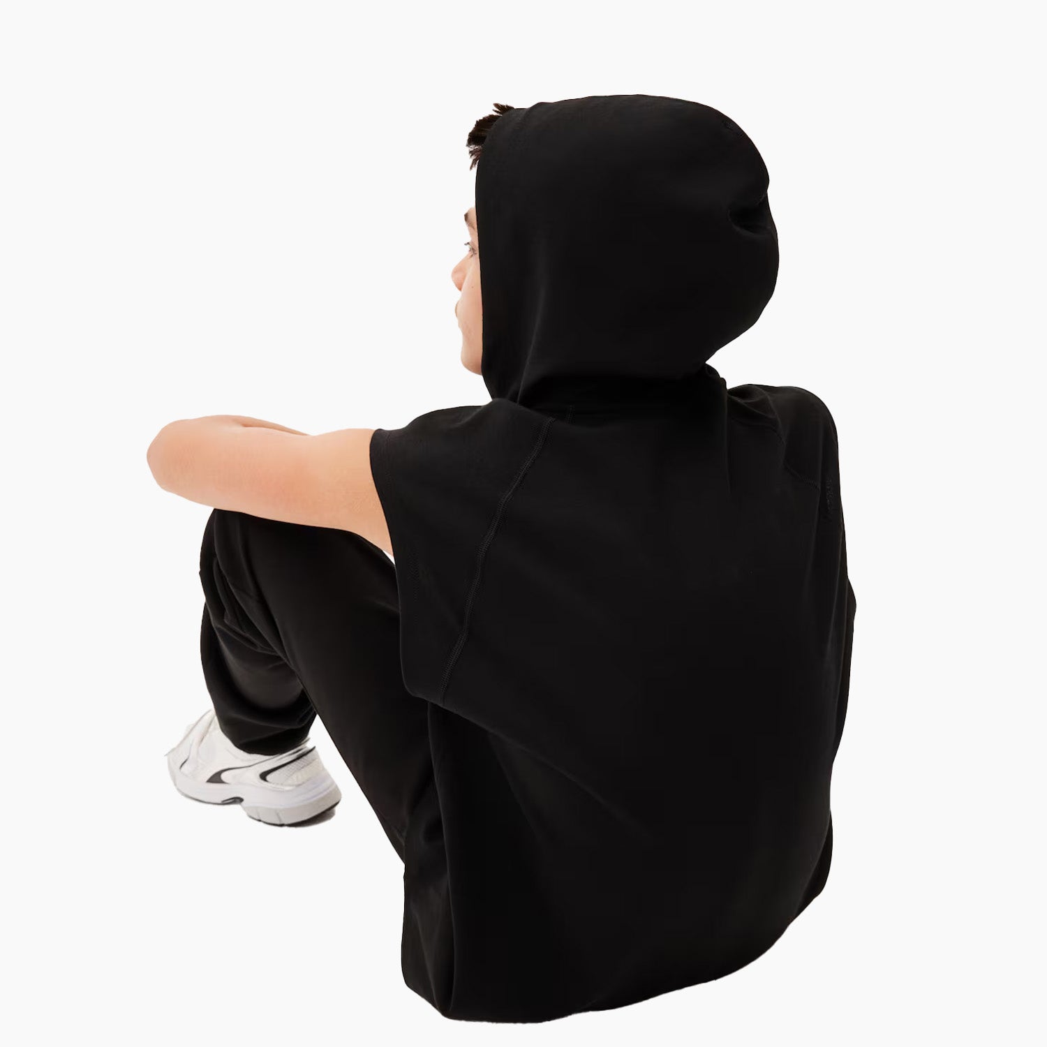 Kidloza Half Sleeve Black Hoodie