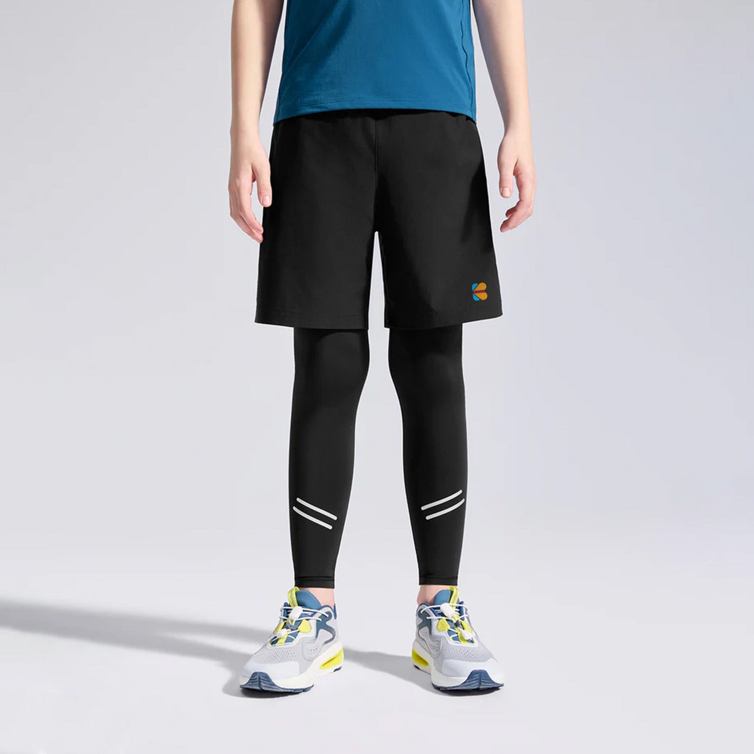 KIDLOZA FlashFlex 2-in-1 Legging Short