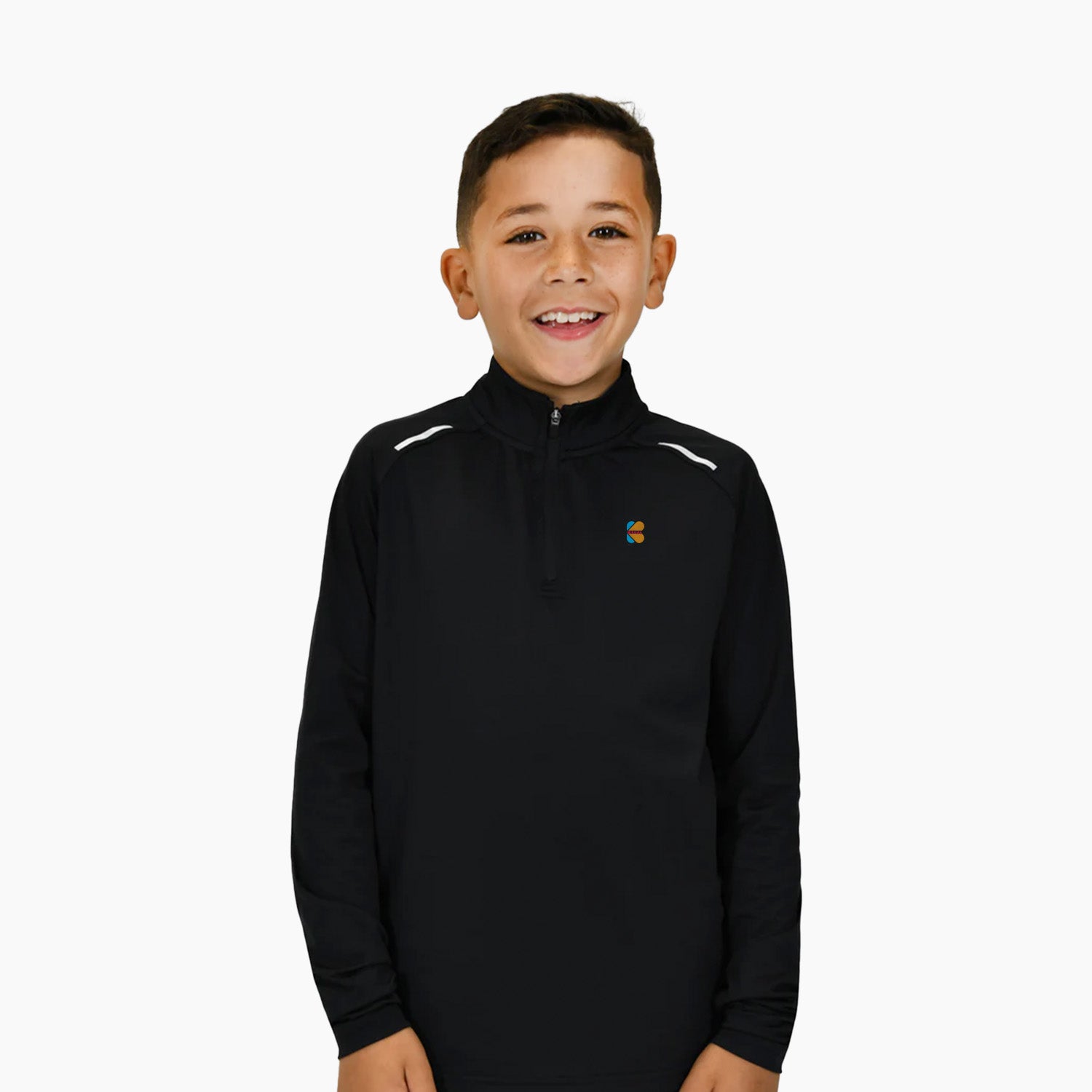 Kidloza Boys Soar 1/4 Zip in Black