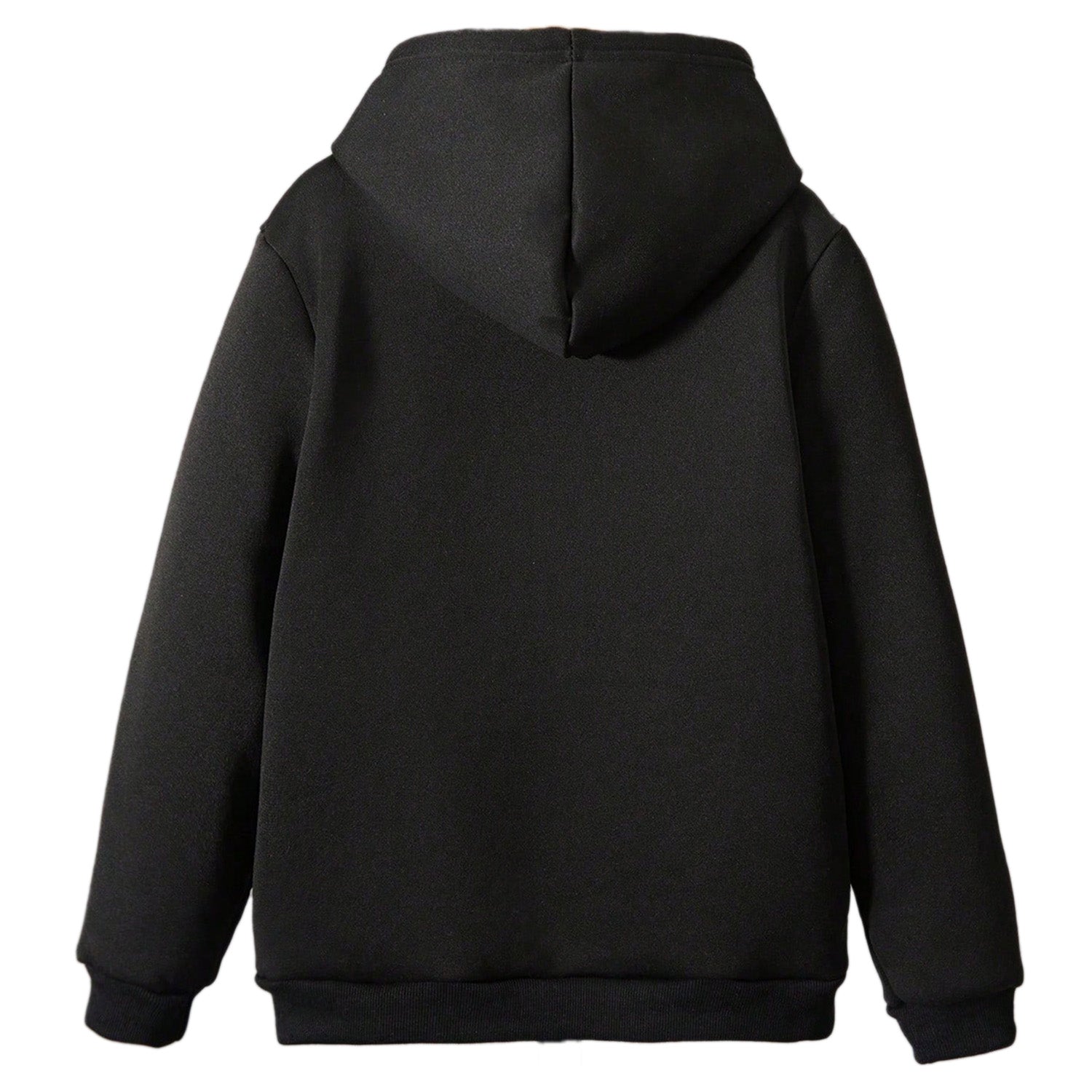 Kidloza Half-Zipper Black Hoodie