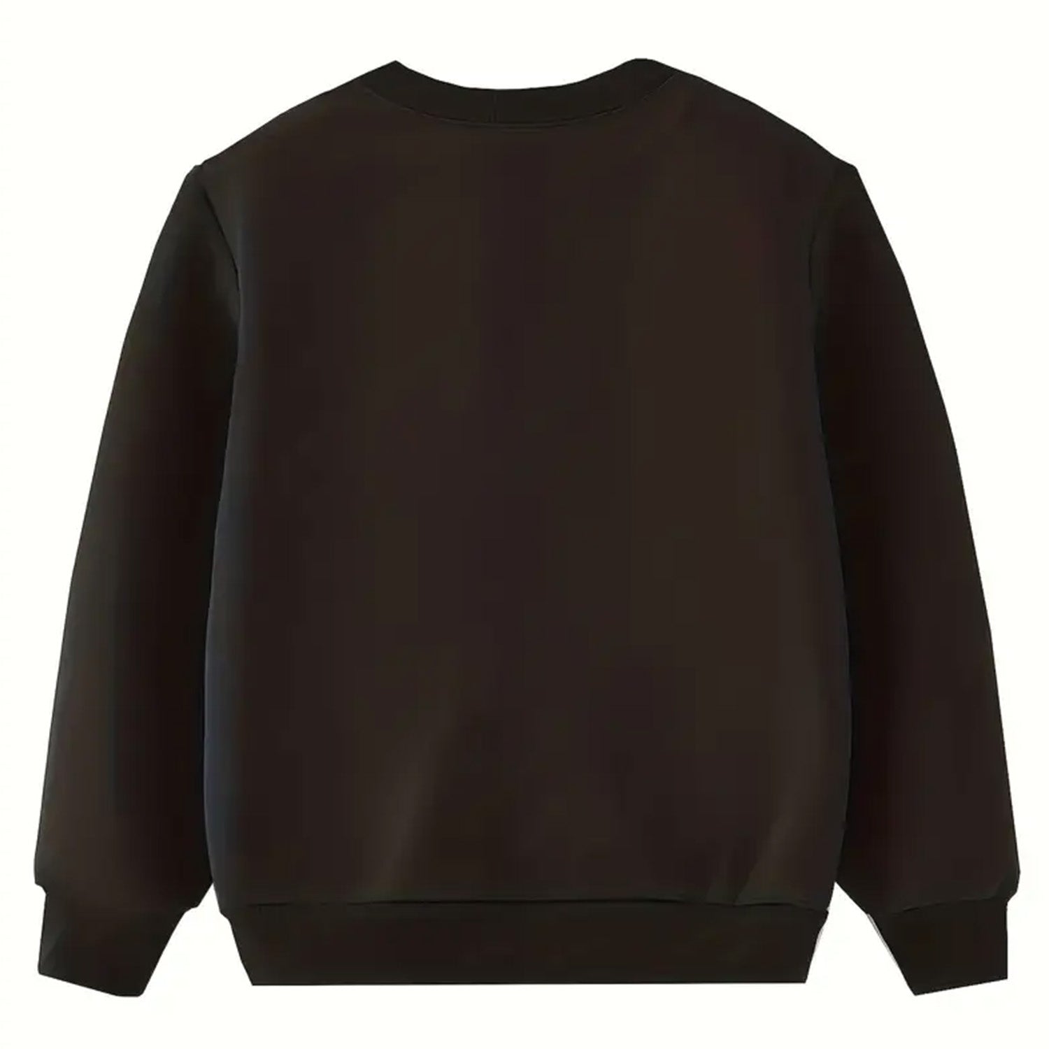 Kidloza Cute Snowman Black Sweatshirt