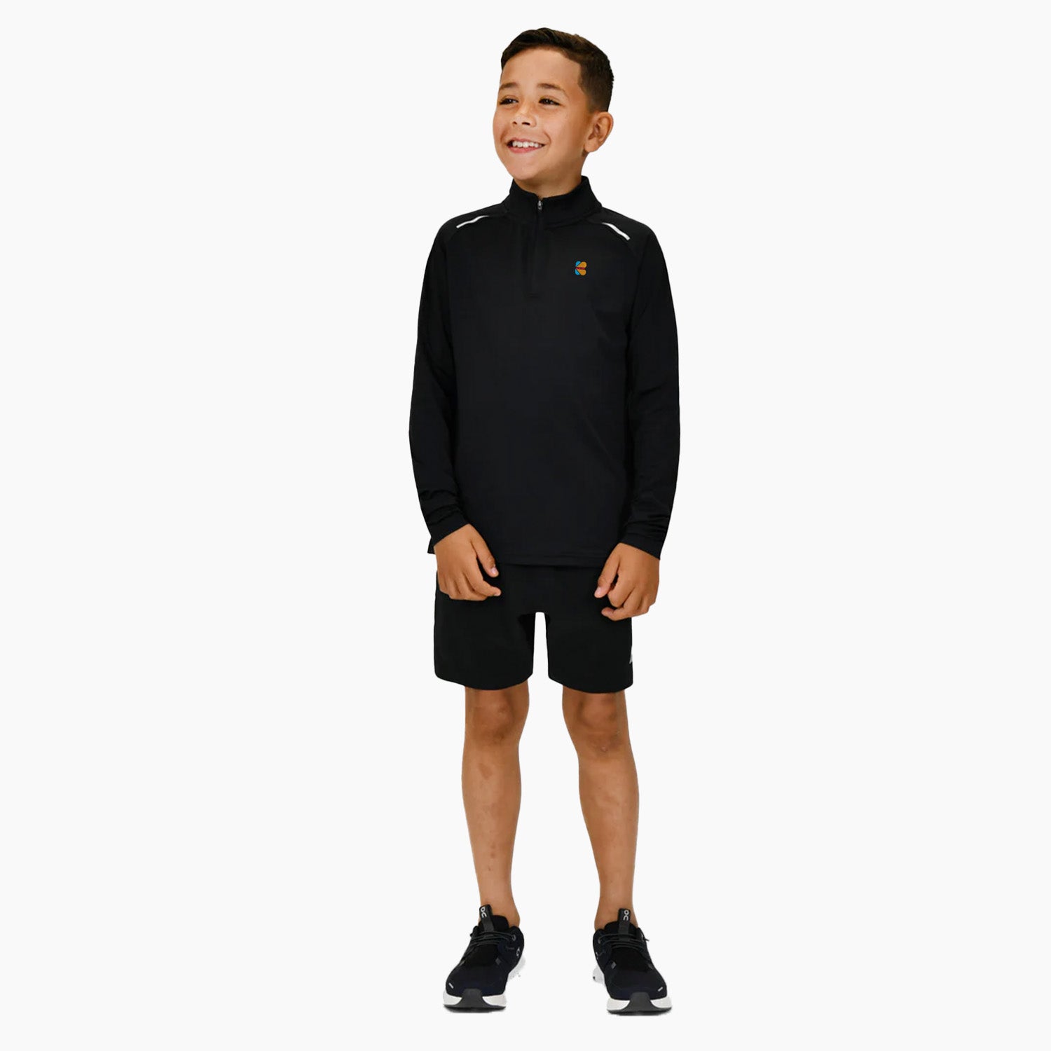 Kidloza Boys Soar 1/4 Zip in Black