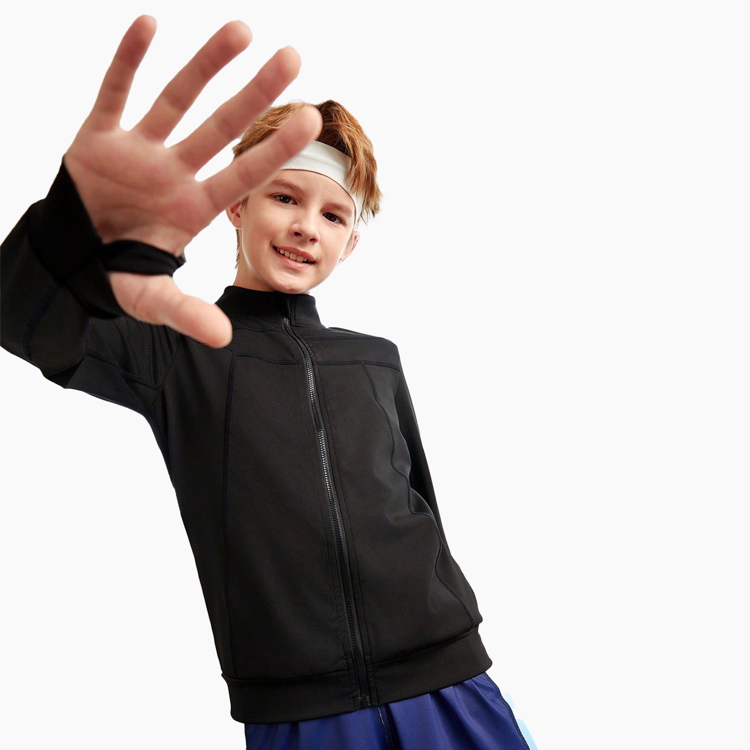 Kidloza Multi-Sports Training Zipper Jacket in Black