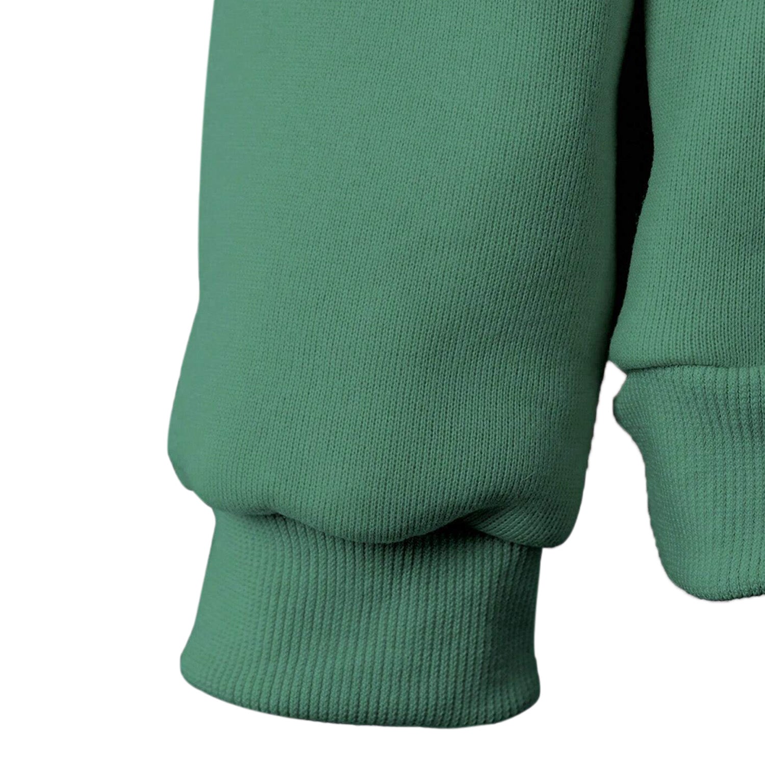 Kidloza Half-Zipper Green Hoodie