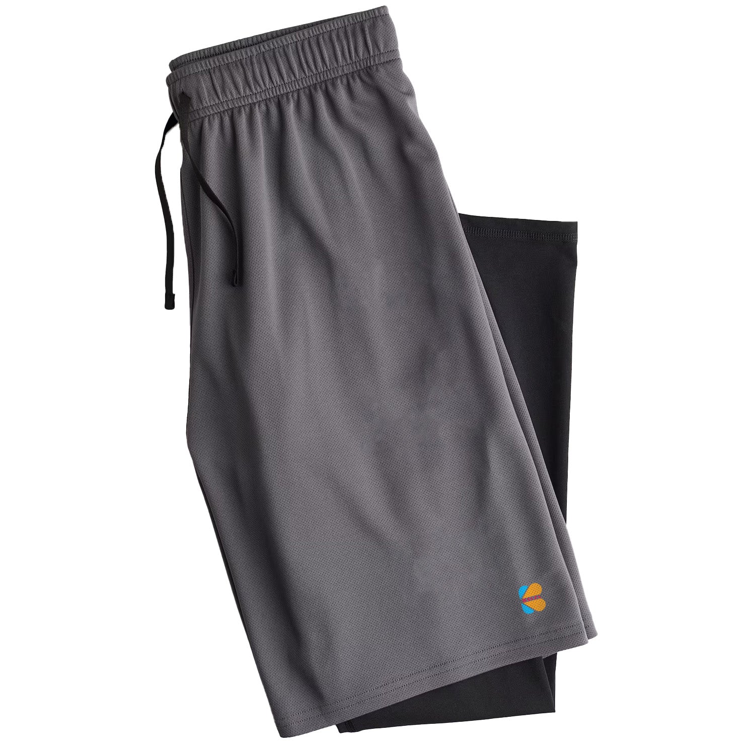 Kidloza Sports 2-in-1 Legging Shorts in Grey