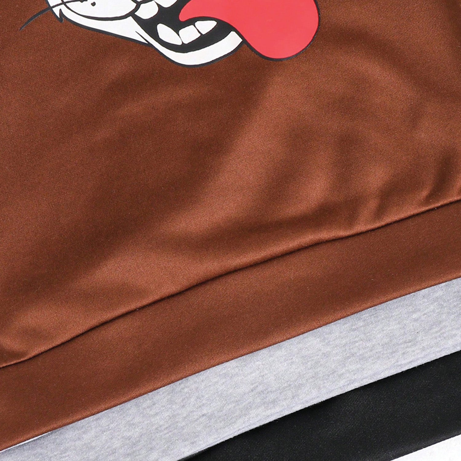 Kidloza Tween Boys Cartoon Print Long Sleeved Hoodie