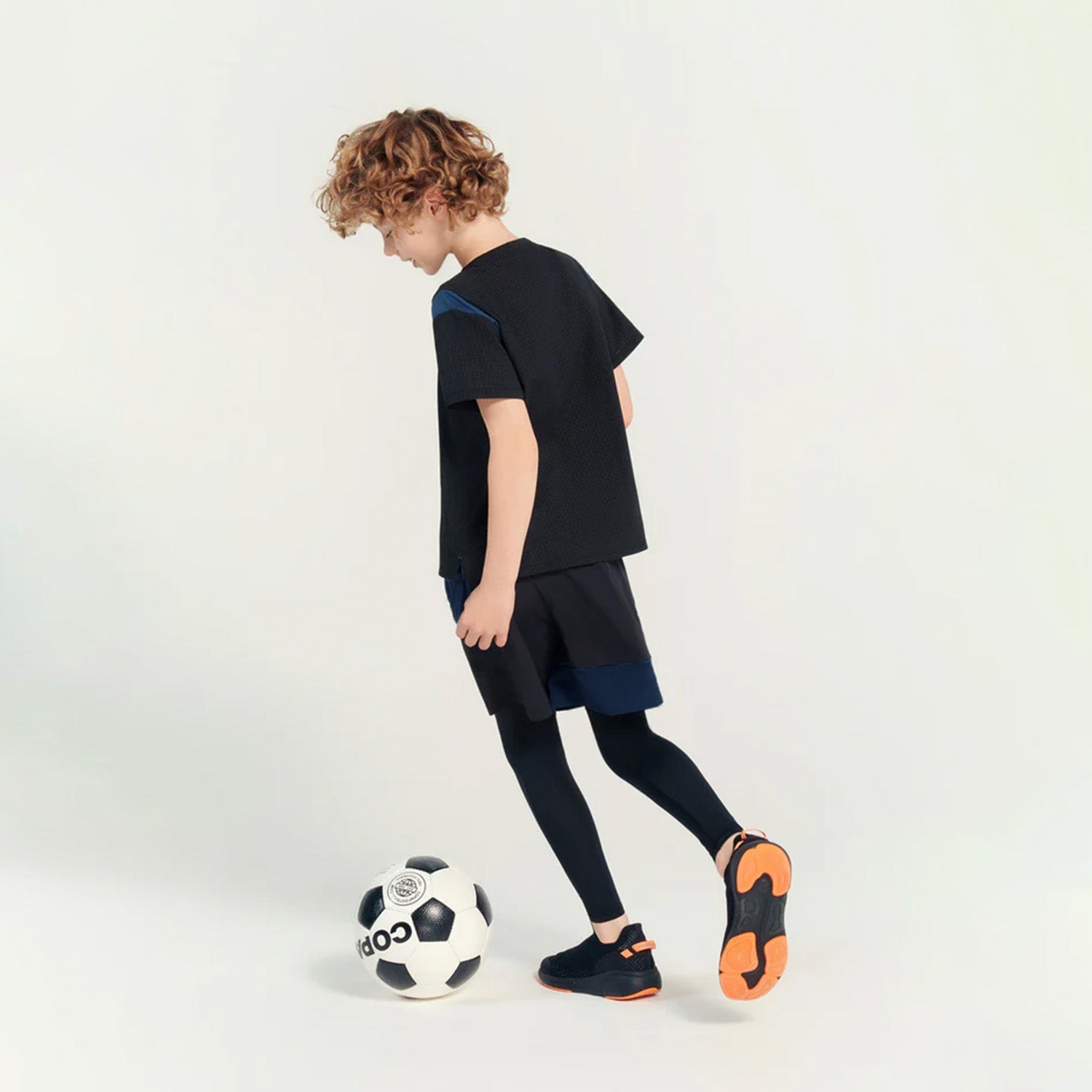 Kidloza FlipFit 2 in 1 Legging Short (Black & Navy)